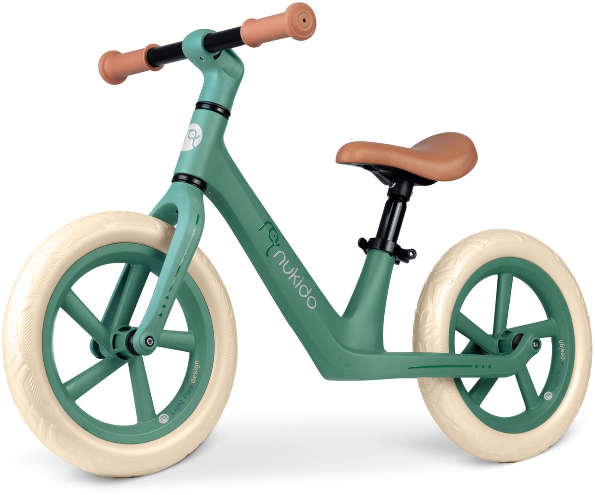 loopfiets voor kinderen nukido light flee licht stabiel en verstelbaar