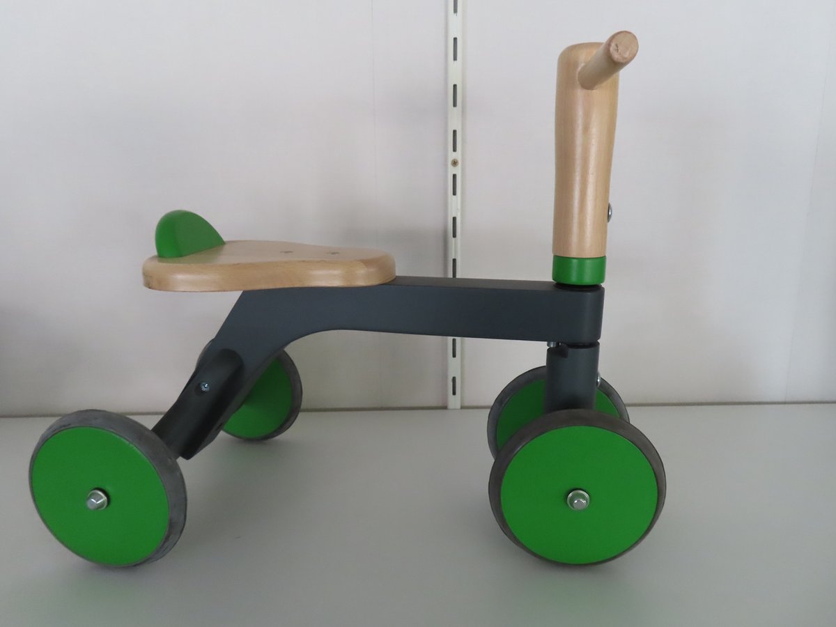 Loopfietsje - Hout - 4 wielen Loopfiets kopen online