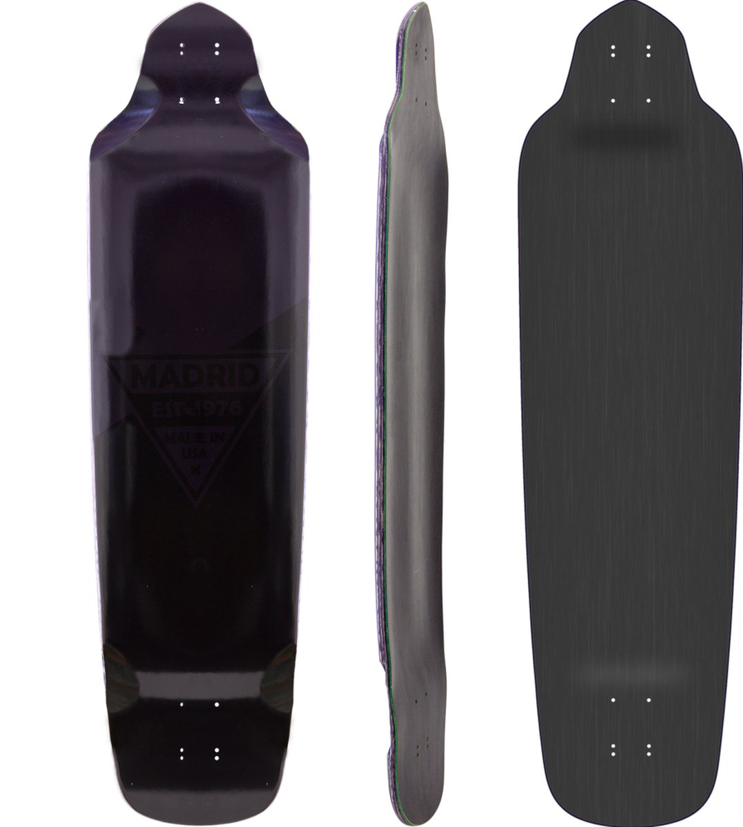 Madrid Bigfoot Purple Metalic Premium Complete 36,5 Longboard kopen online