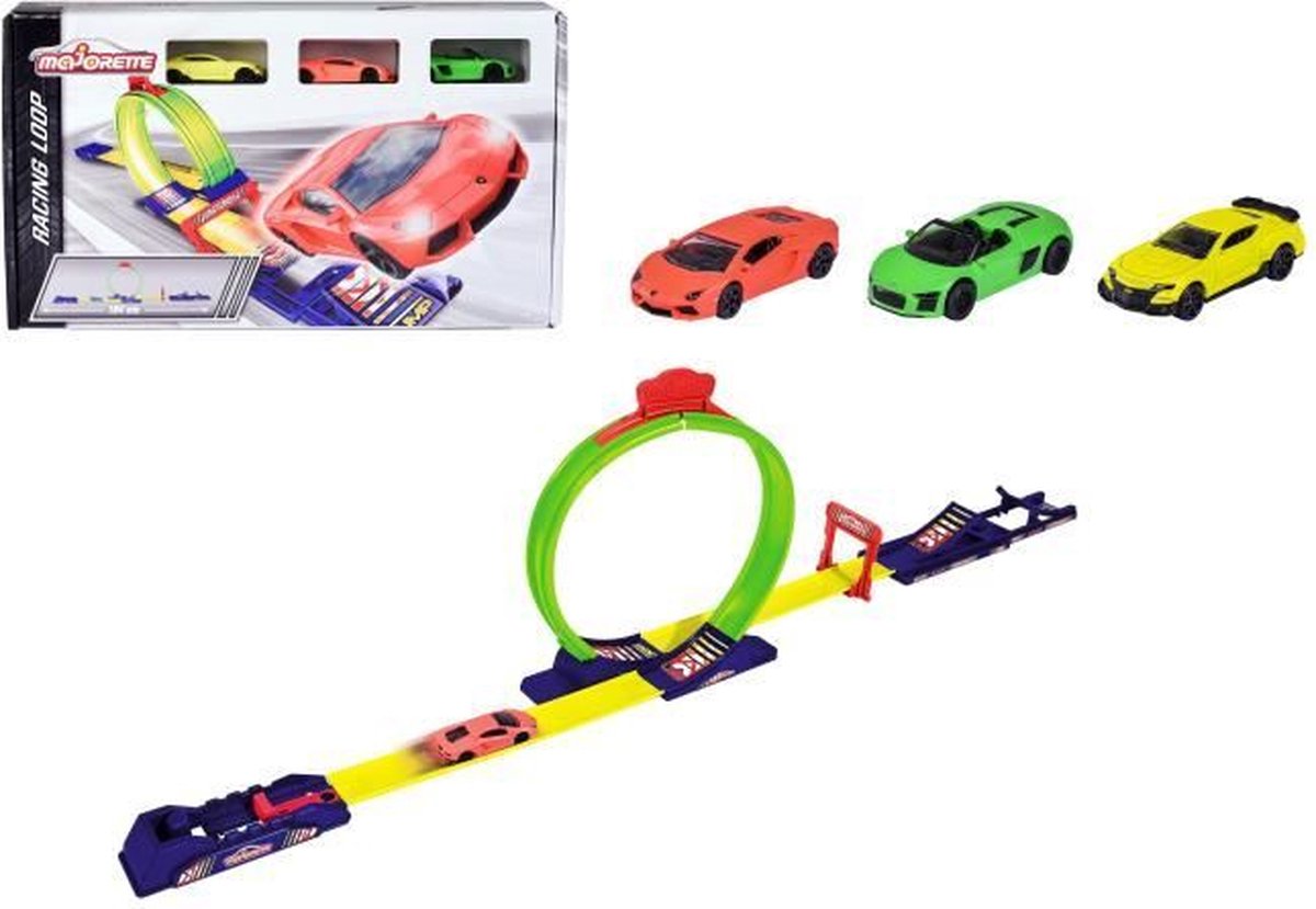 Majorette - Racing Loop - Lanceringsbaan - 3-jarigen Accuvoertuig kopen online