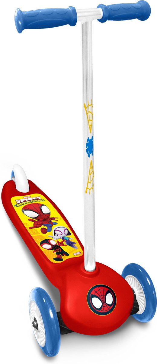 Marvel Spidey 3-wiel Kinderstep Voetrem Junior Rood/blauw Step kopen online