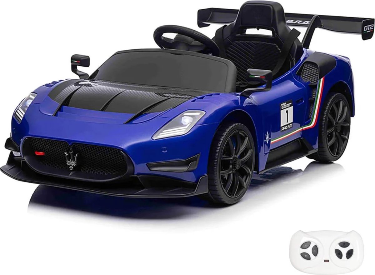 Maserati MC20 GT2 - Elektrische Kinderauto 12V - 1 tot 5 jaar - Blauw Accuvoertuig kopen online