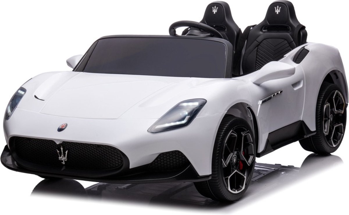 Maserati MC20 Kinderauto Wit | 24V 2-zits Accuvoertuig kopen online
