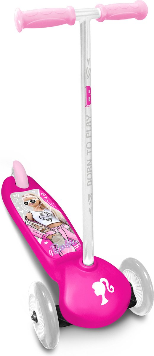 Mattel Barbie 3-wiel Kinderstep Voetrem Meisjes Roze/wit Step kopen online