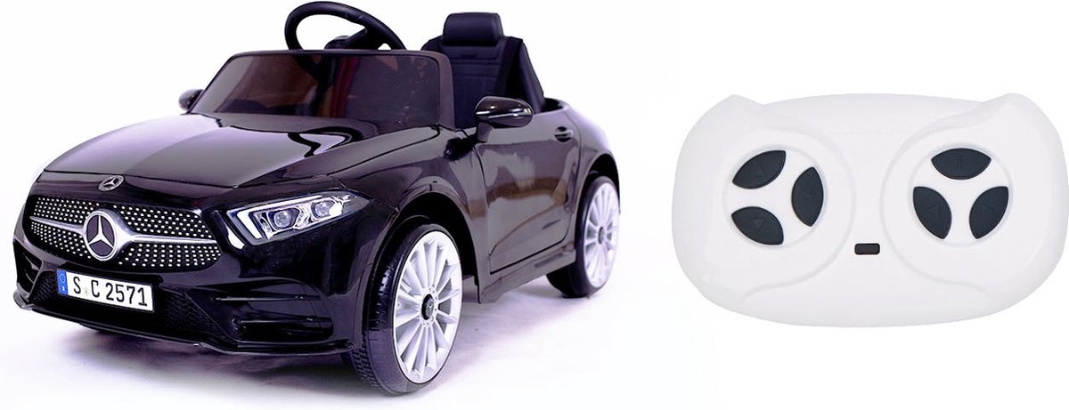 max kids elektrische kinder accu auto mercedes cls350 zwart