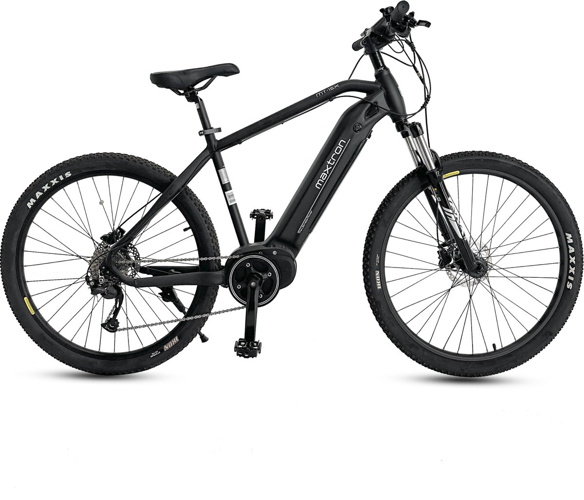 Maxtron MT-15X Elektrische Fiets - 504Wh/36V 14Ah Accu - 100 km Actieradius - MAXXIS 27.5 × 2.20 Banden - SHIMANO hydraulische schijfremmen - SHIMANO ALIVIO 9-speed - Elektrische Mountainbikes - Zwart Fiets (elektrisch) kopen online