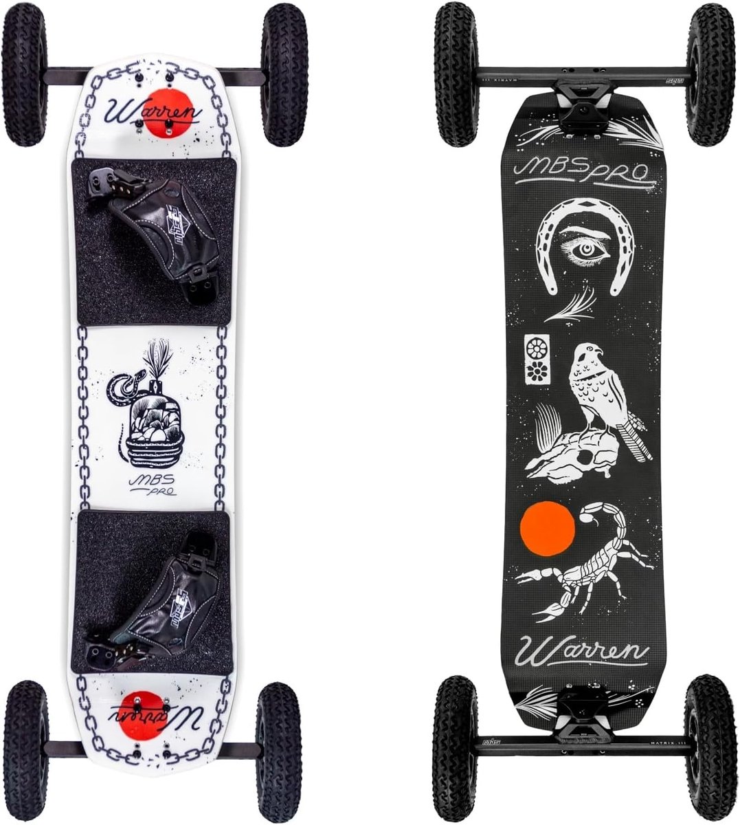 MBS Pro Warren III Mountainboard Snake Longboard kopen online