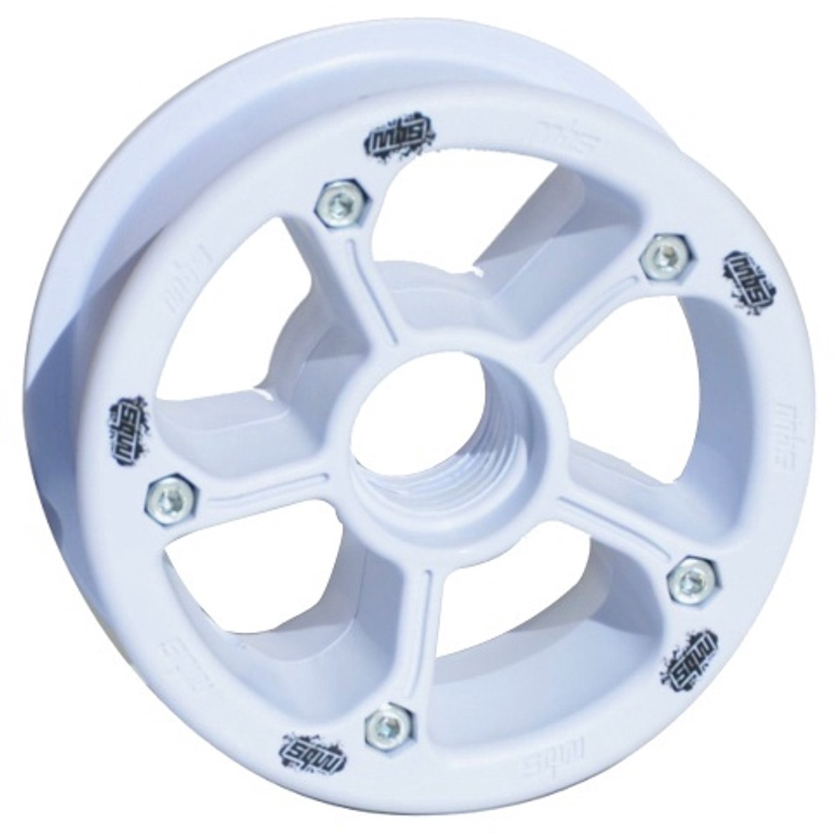 MBS Rockstar II Hub - White per stuk Skateonderdeel kopen online