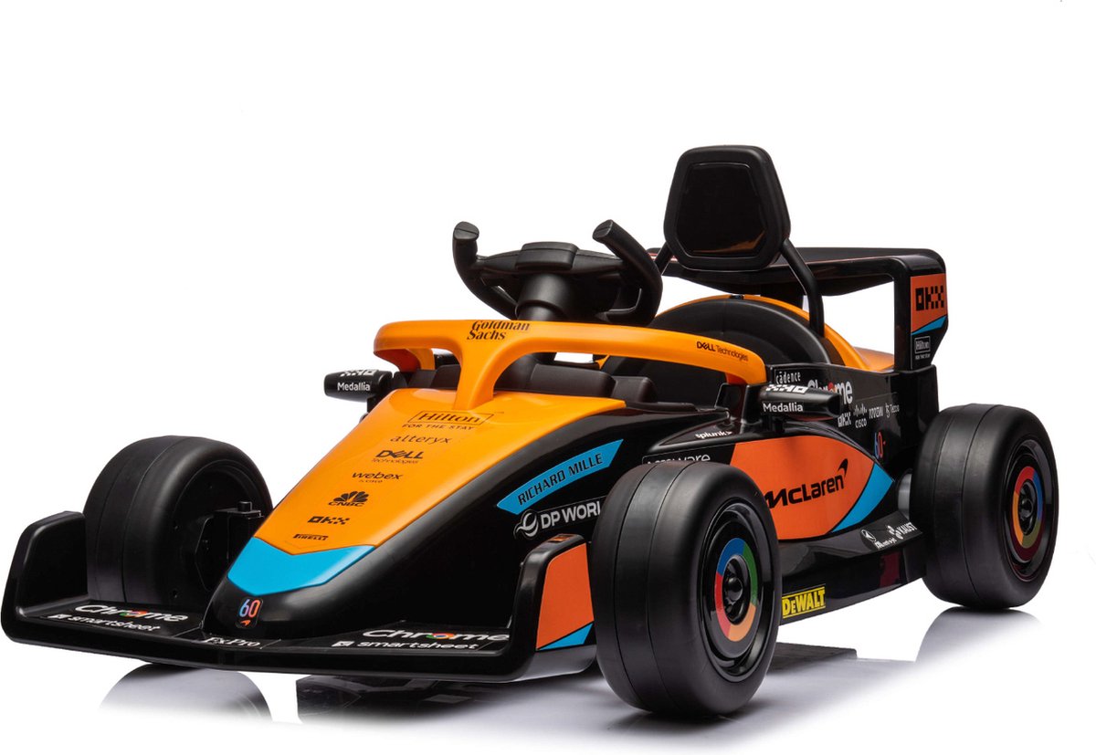 McLaren F1 ® - Elektrische kinderauto - 12 V - Met Afstandsbediening en Muziek - Accuauto - Met verlichting - Oranje Accuvoertuig kopen online