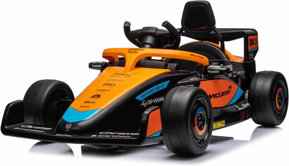 McLaren Formule 1 - Elektrische Kinderauto 12V - F1 - RaceCar 12V - F1 McLaren 12V - Race auto - 1 tot 5 jaar Accuvoertuig kopen online
