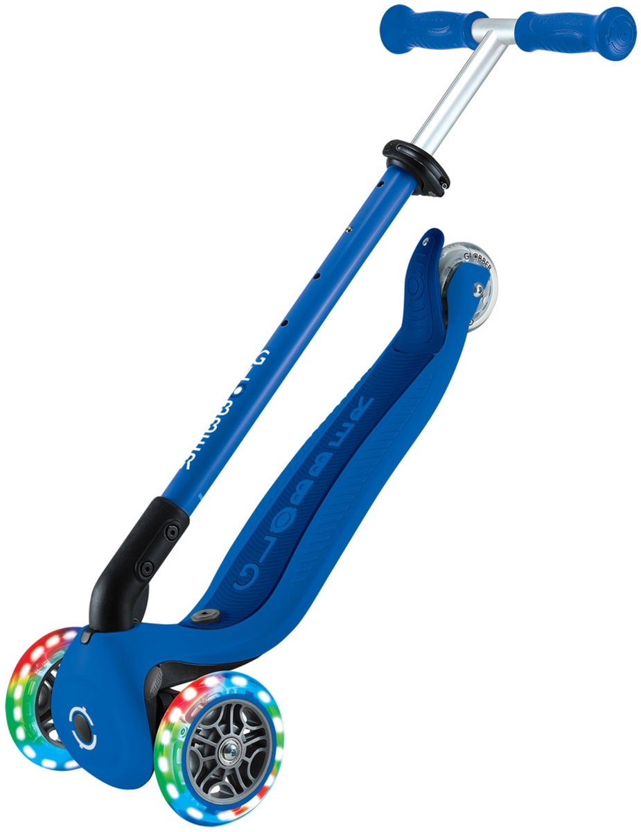 Meegroeistep - Globber Go up active - Blauw - Lichtgevende wielen - 15 maanden tot 7 jaar Loopfiets kopen online