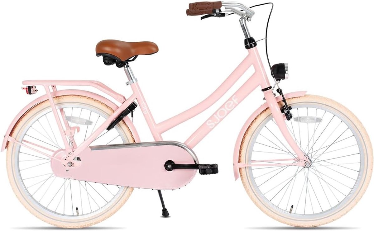 Meisjesfiets 24 inch voor 8-12 jaar | In hoogte verstelbaar & met verlichting Kinderfiets kopen online