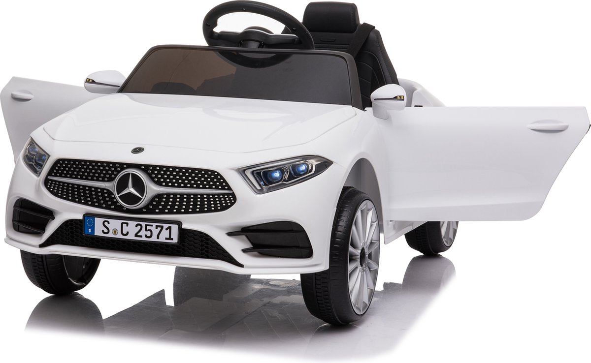Mercedes-Benz CLS300 - Elektrische Kinderauto 12V - 1 tot 4 jaar Wit Accuvoertuig kopen online