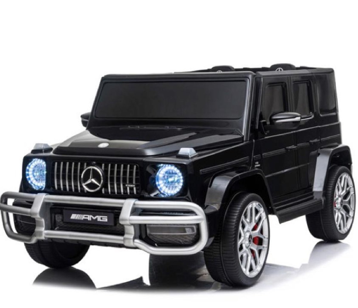 mercedes benz g63 amg elektrische kinderauto 2persoons 12v zwart
