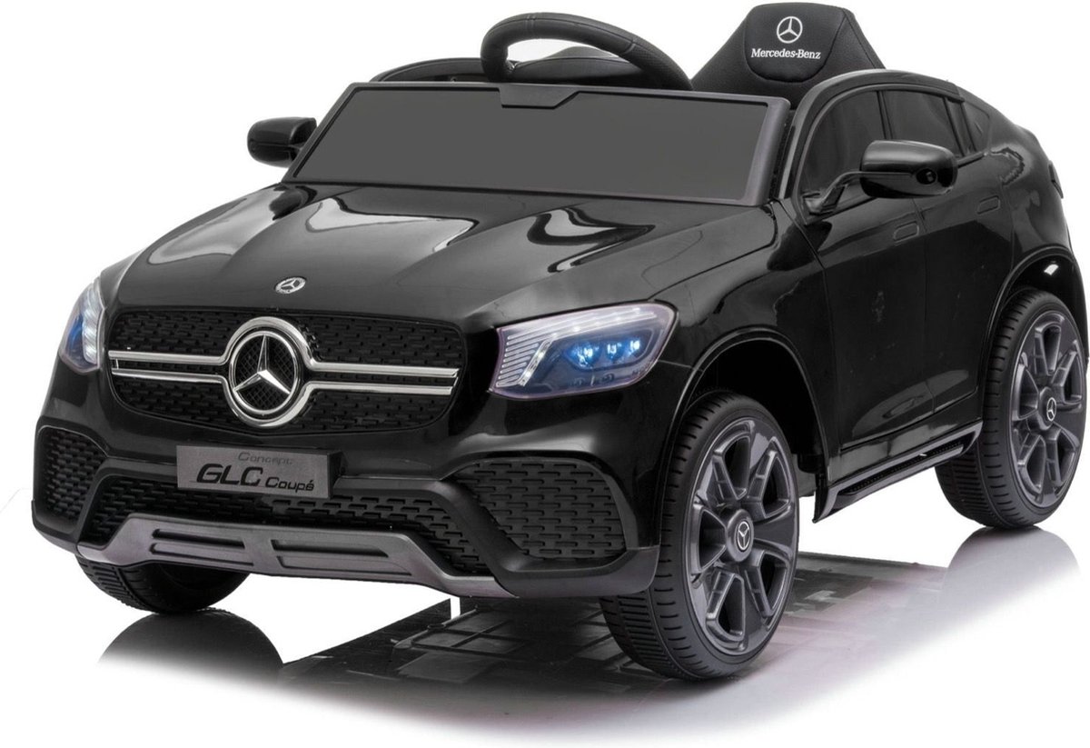 Mercedes Benz GLC 63 AMG (Zwart), 12 volt Kinder Accu Auto + afstandsbediening Accuvoertuig kopen online
