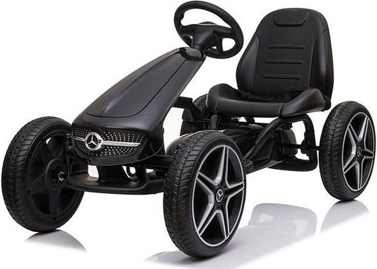 mercedes benz skelter trapauto go kart zwart
