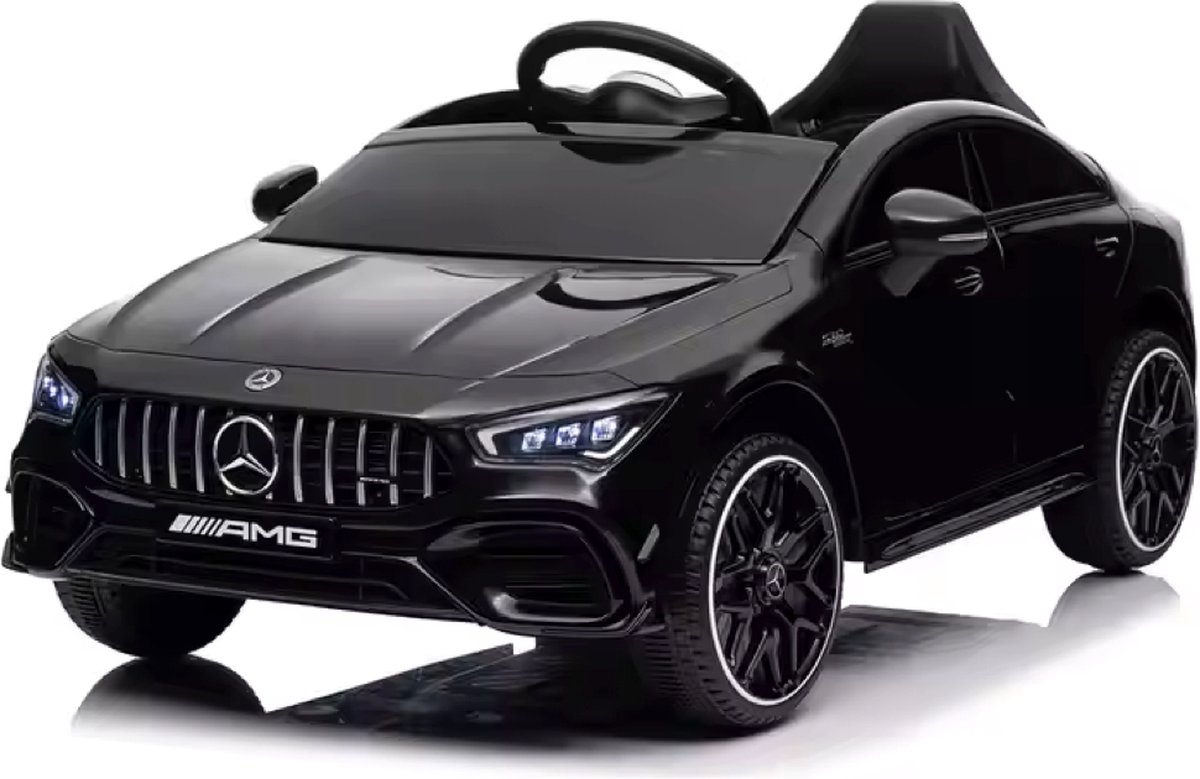 mercedes cla 45 s amg kinderauto 12v zwart