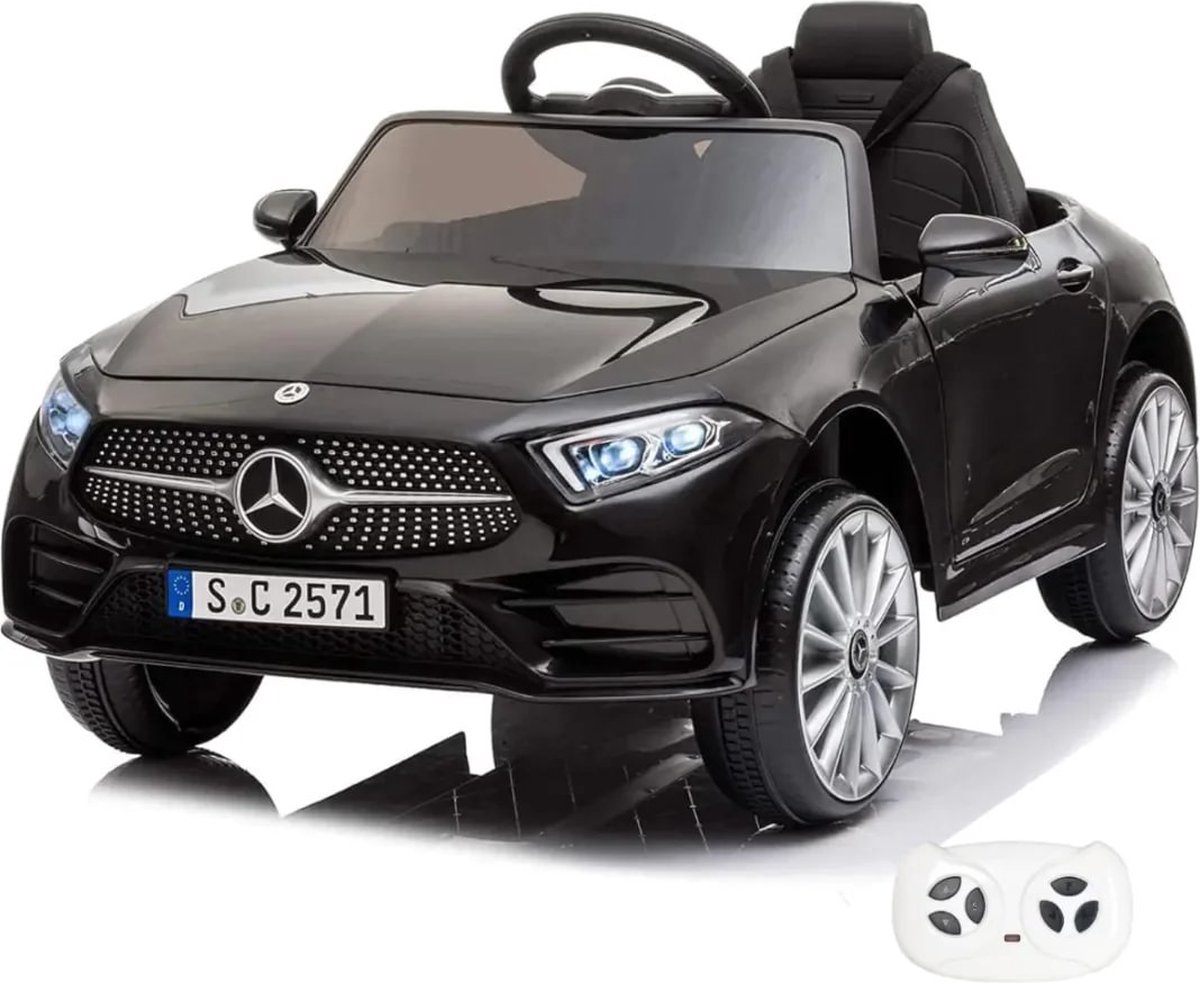 mercedes cls350 elektrische kinderauto 12v 1 tot 5 jaar zwart