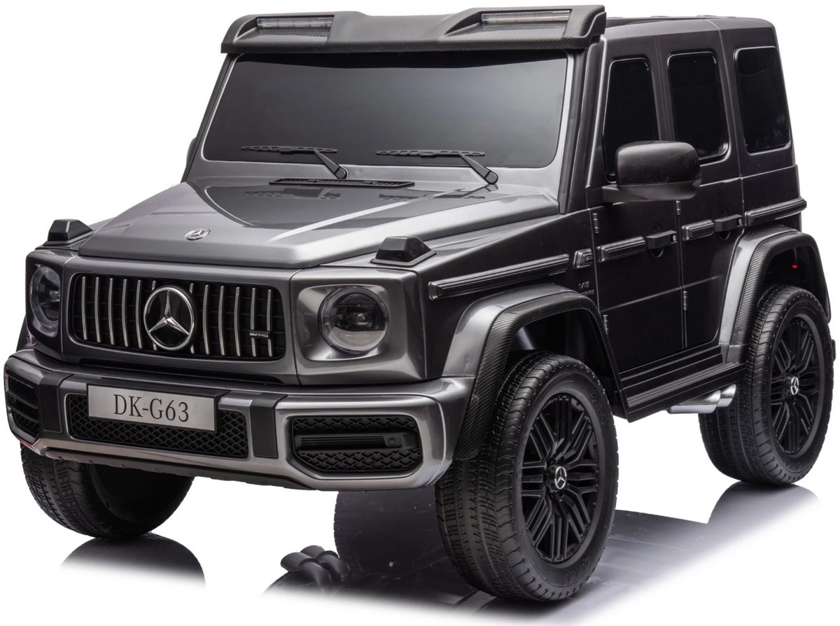 Mercedes G63 AMG XXL 24V - 2 persoons elektrische kinderauto - Grijs Accuvoertuig kopen online