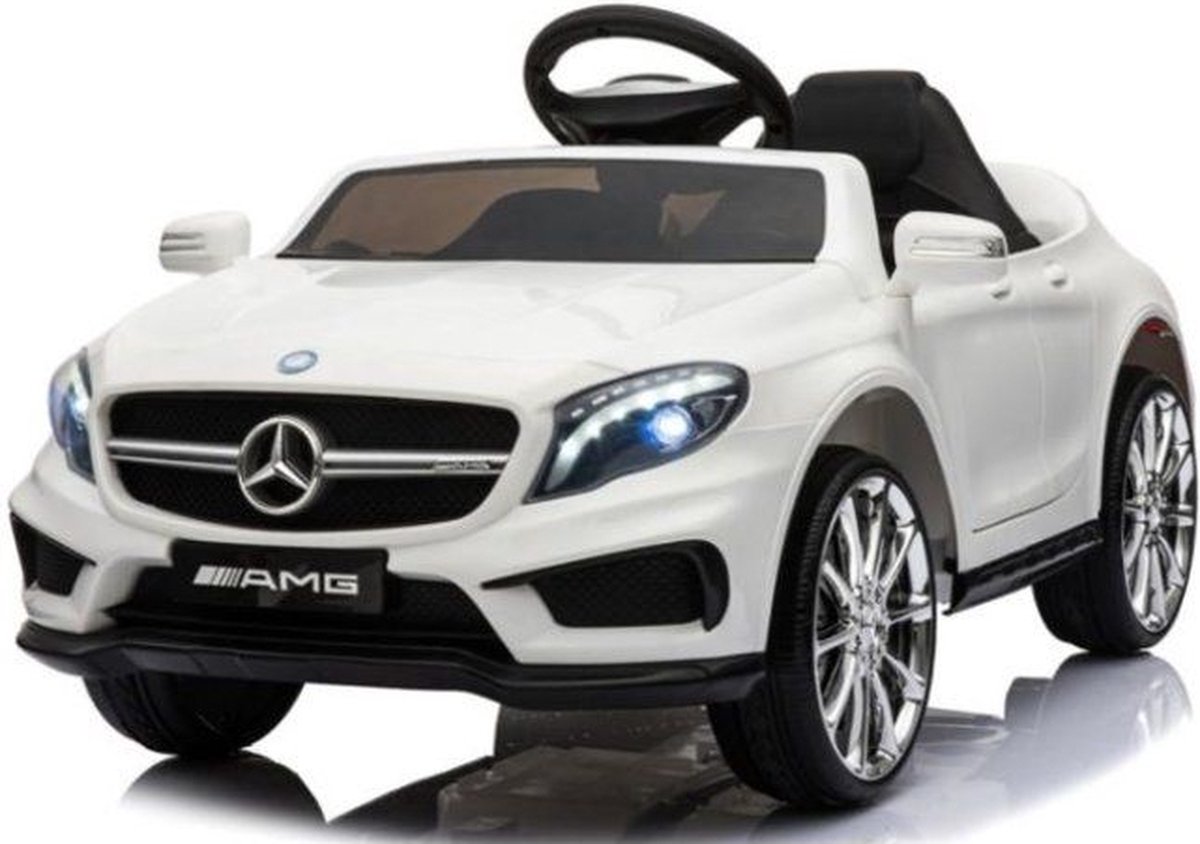 mercedes gla45 amg elektrische kinderauto accu auto sterke accu afstandbediening wit