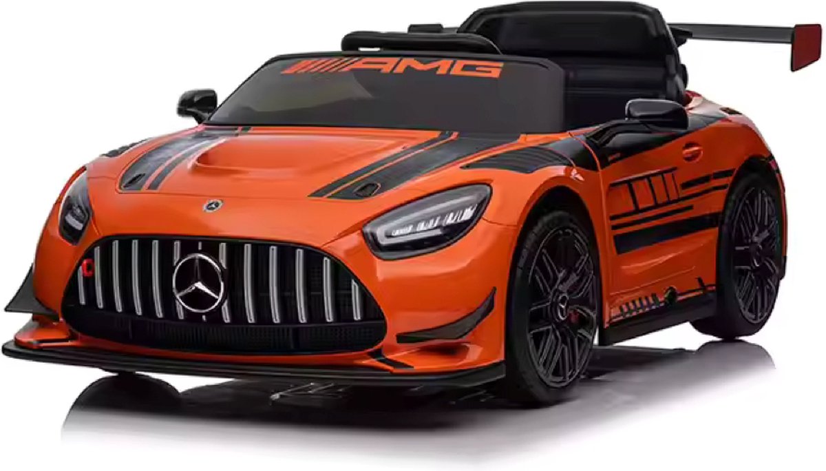 Mercedes GT AMG Oranje | 12V Kinderauto Accuvoertuig kopen online