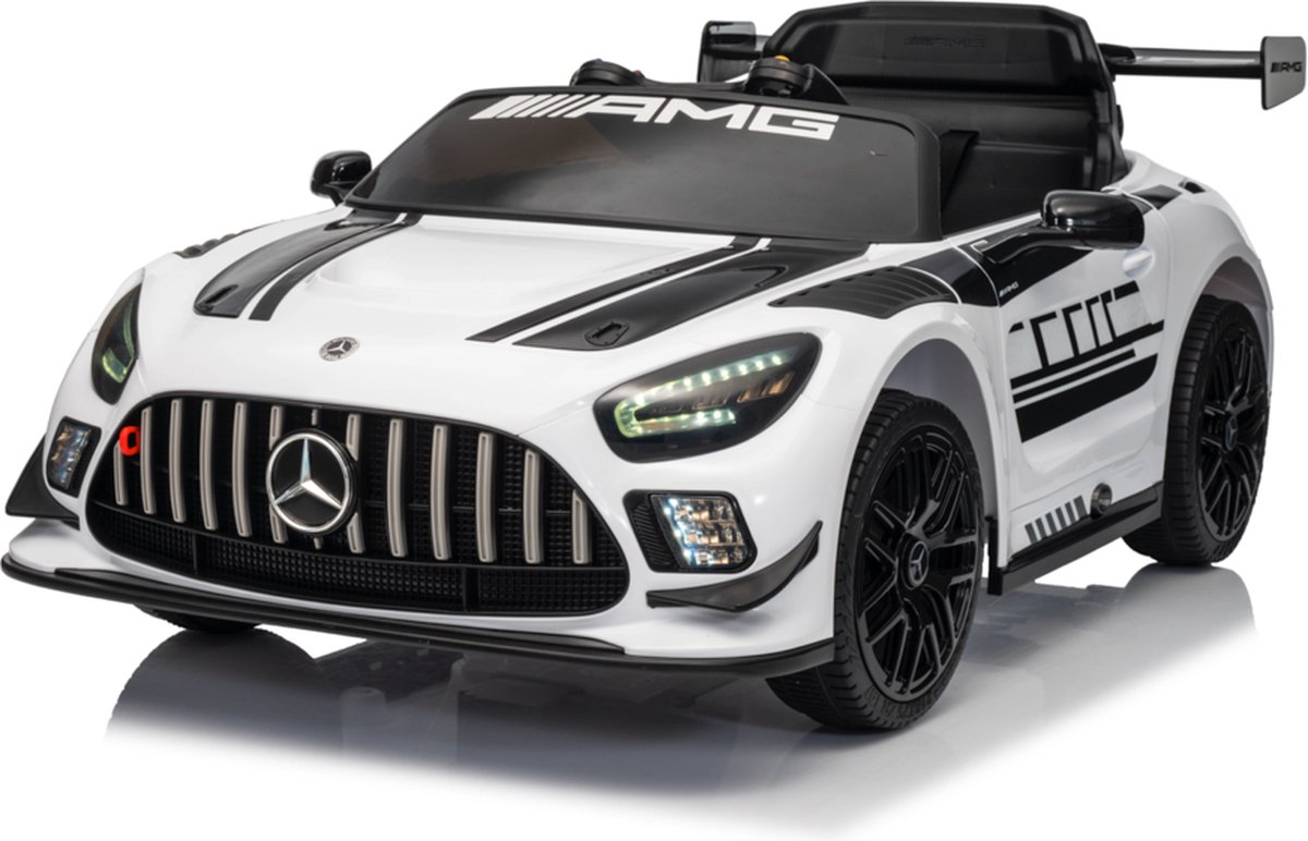 Mercedes GT AMG Wit | 12V Kinderauto Accuvoertuig kopen online