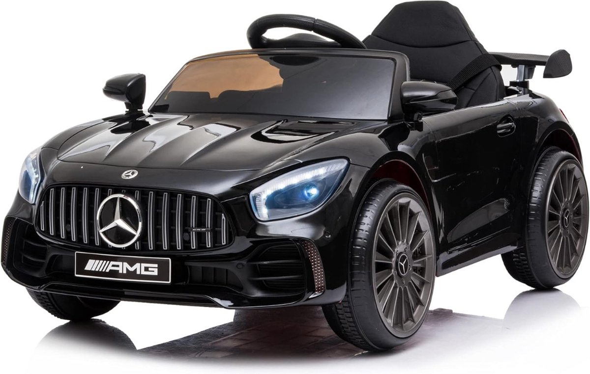 Mercedes GTR - Elektrische Draagstoel voor Kinderen - Max 25 kg - Afstandsbediening Auto - Zwart - 3 tot 6 jaar - Oplaadbaar Accuvoertuig kopen online