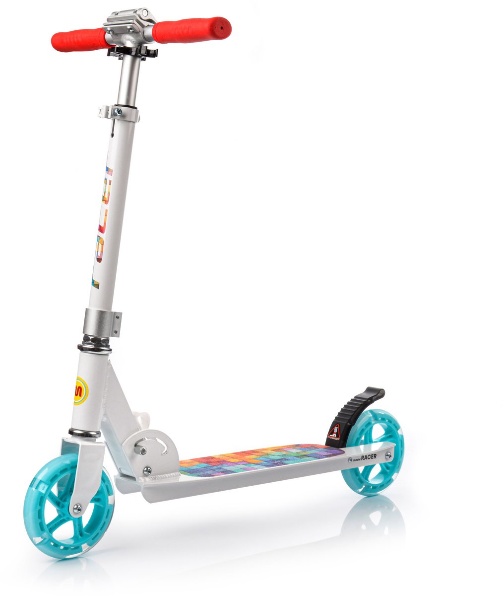 meteor racer kinderstep lichtgewicht verstelbaar 140 mm wielen tot 75kg