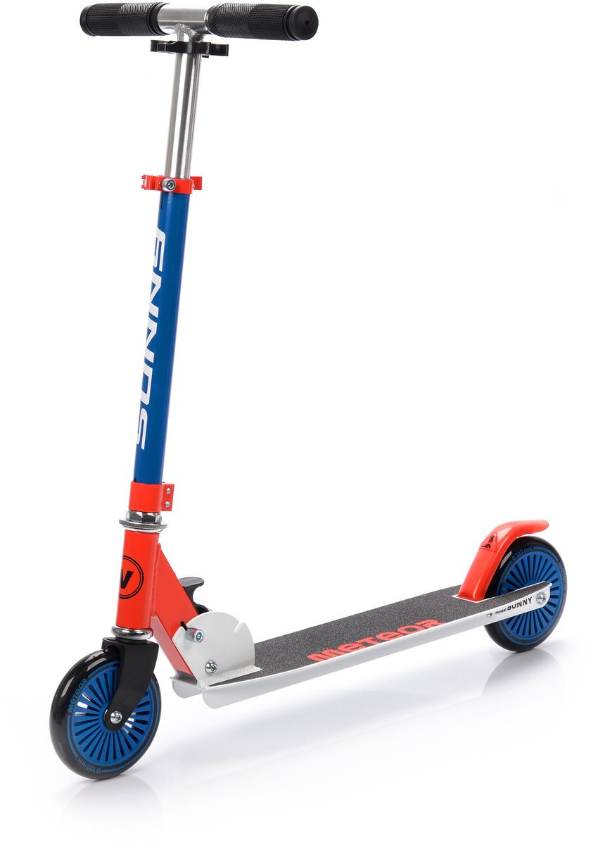 meteor sunny v kinderstep step scooter lichtgewicht 2 4 kg 120 mm wielen opvouwbaar achterrem tot 60 kg