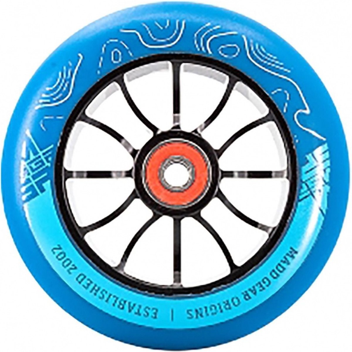 MGP MFX Force Wheel 110mm - Blue Set van twee Buitenspeelvoertuigaccessoire kopen online