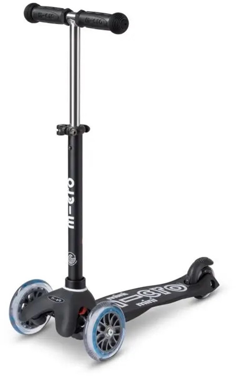 Micro Mini Micro Deluxe LED | step / scooter in de kleur zwart voor kinderen vanaf 2+ | max 50 kg Step kopen online