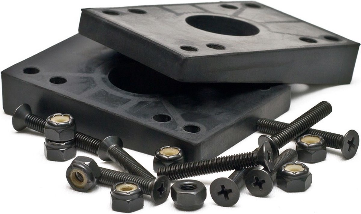 Mindless angled riser pads zwart Longboard kopen online