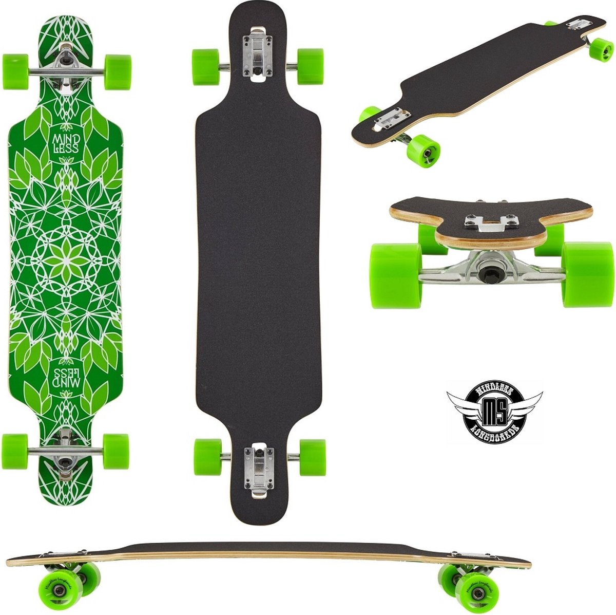 Mindless Sanke III DT Longboard Green Longboard kopen online