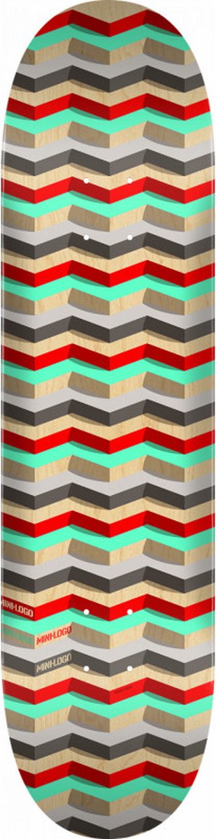 Mini-Logo Patterns Steps - Skateboard Deck Skateonderdeel kopen online