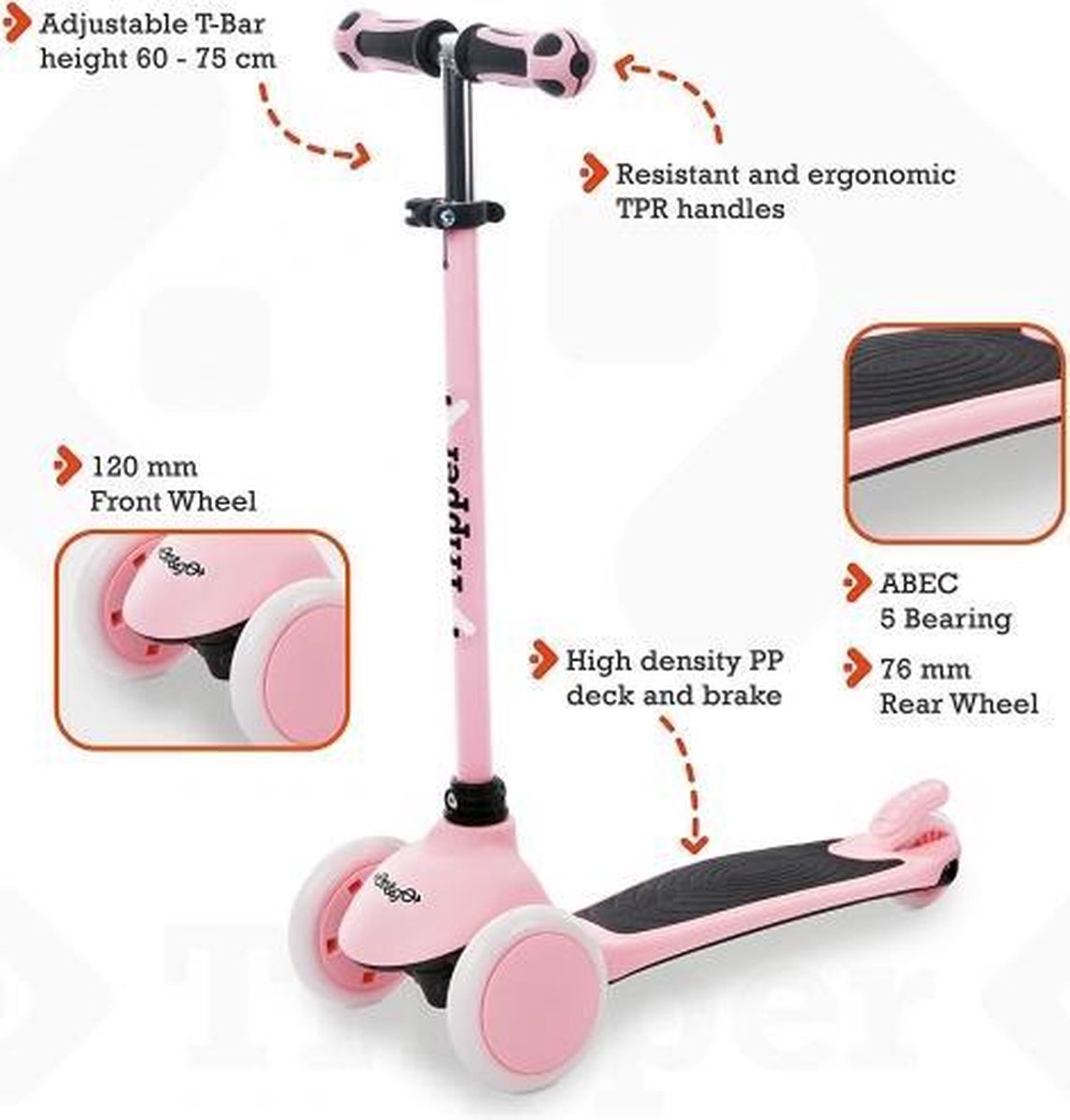 Mondo Mondo Tripper Roze Step Step kopen online