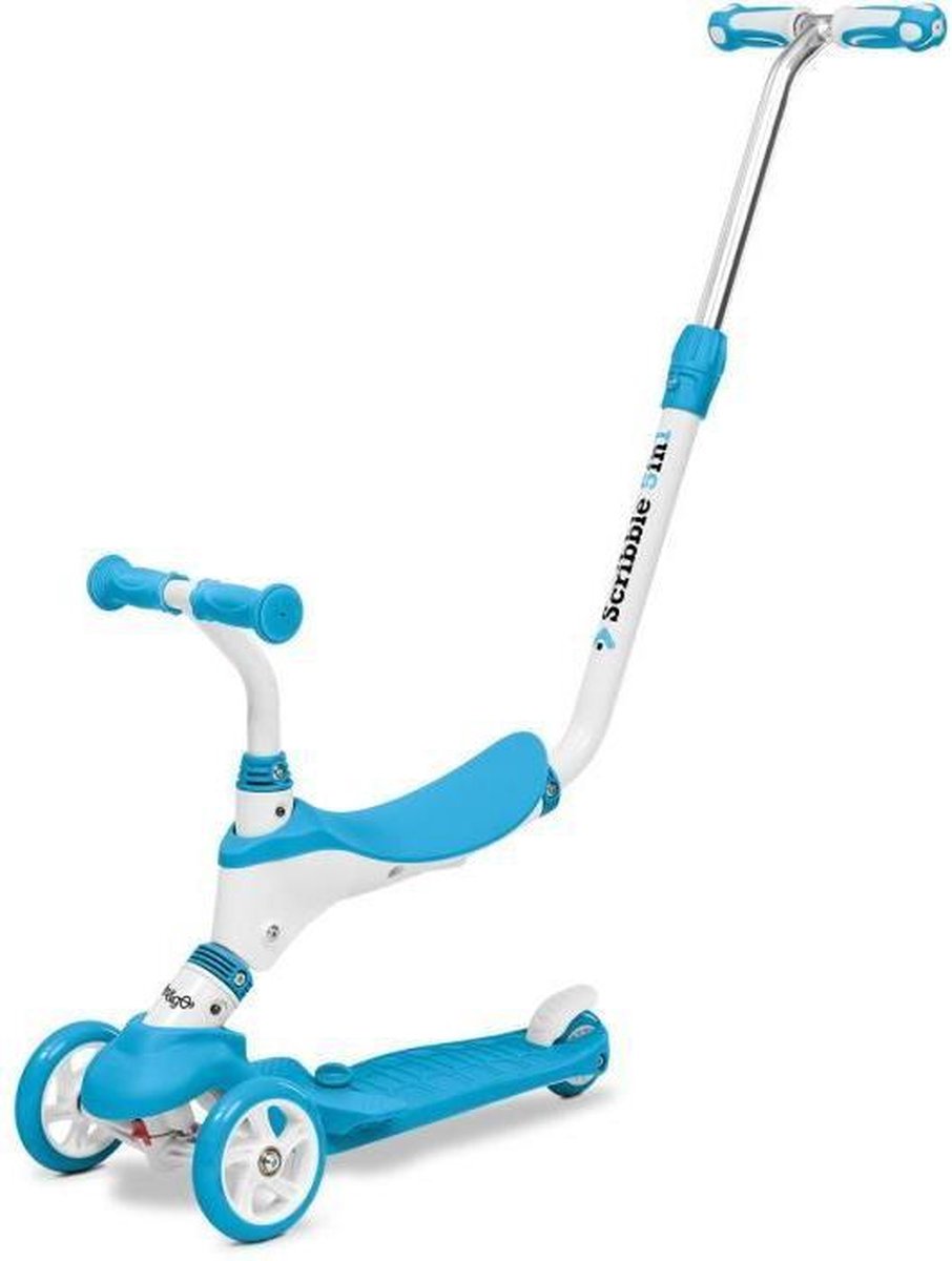 MONDO On and Go Scribble Scooter 5 in 1 - Blauw Step kopen online