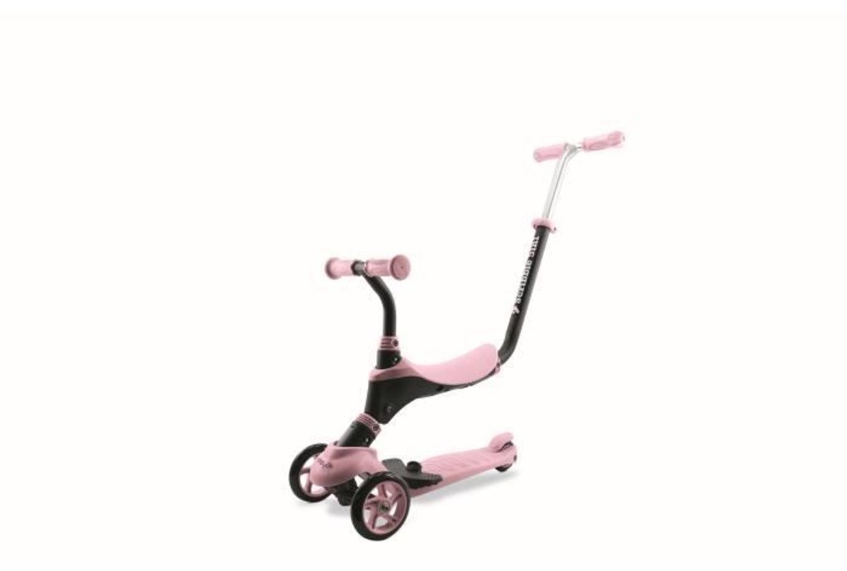 MONDO On and Go Scribble Scooter 5 in 1 - Roze Loopfiets kopen online