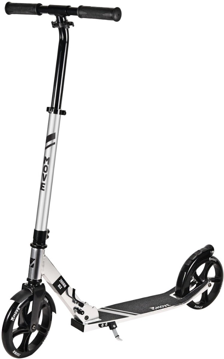 Move Deluxe 2-wiel Step Opvouwbaar 200 Mm Voetrem Zilver/zwart Step kopen online