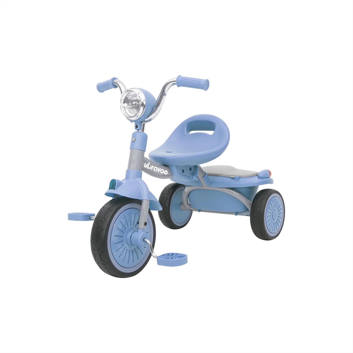 MS® - Babyfiets - Opvouwbare driewieler - Blauw - Schokabsorberende wielen - Fiets - Baby - Peuter - 1 tot 5 jaar - Met trappers - Voor binnen en buiten Driewieler kopen online