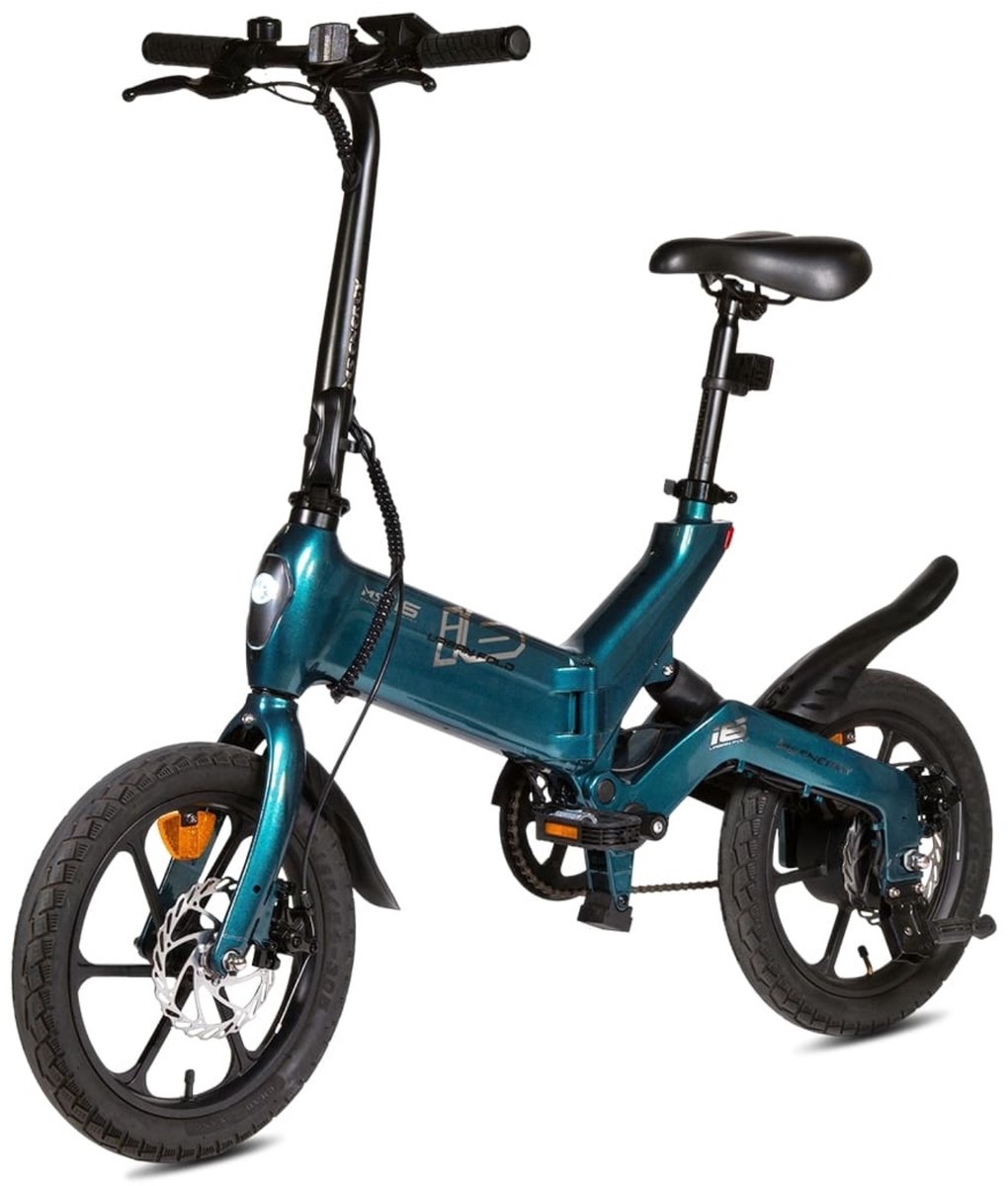 MS Energy i6 - Elektrische Fiets - Vouwfiets - 16 inch - 25km/h - Remschijven - Donker Groen Fiets (elektrisch) kopen online