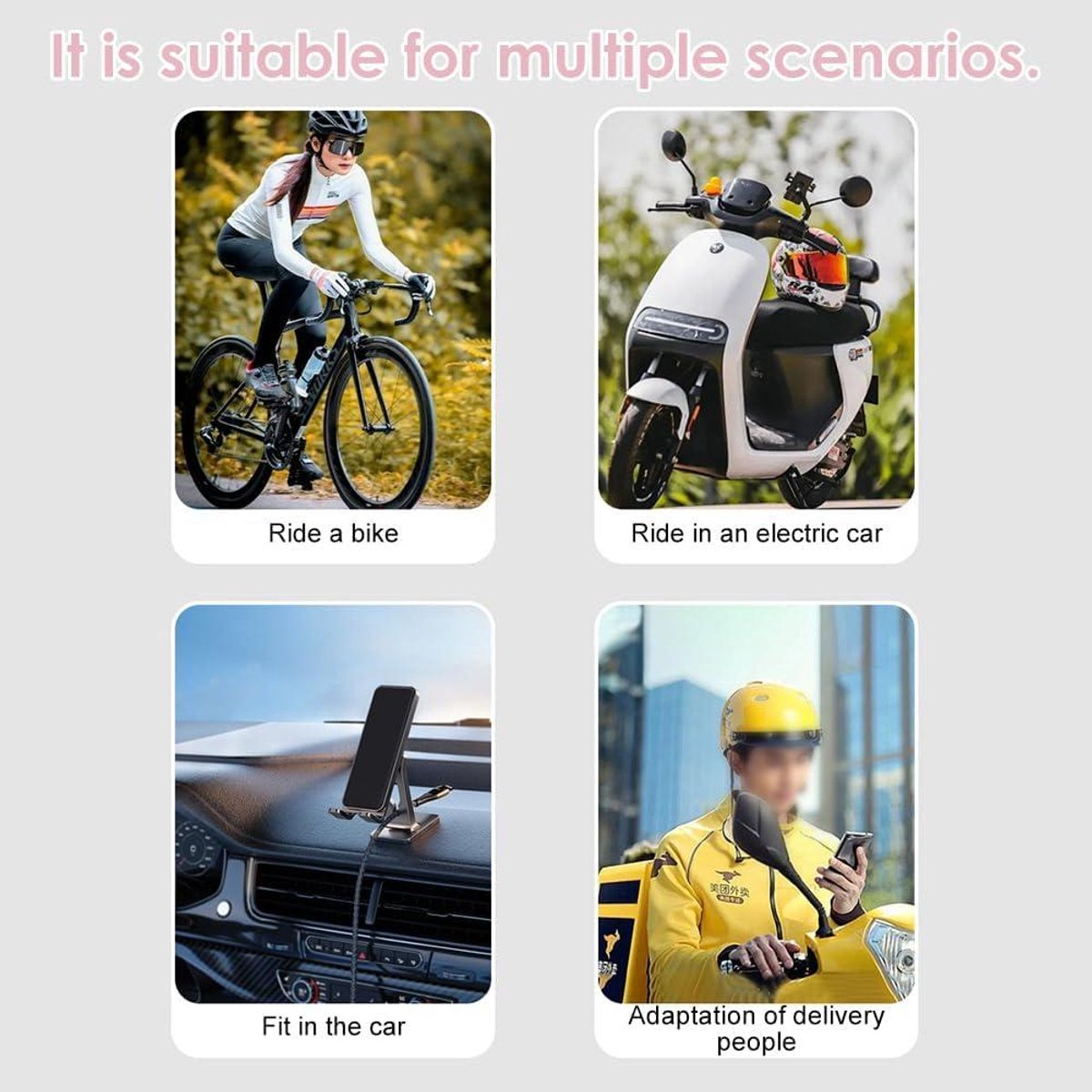 multifunctionele mobiele telefoonparaplu met varkentjeszuignap bescherming tegen verblinding verstelbaar