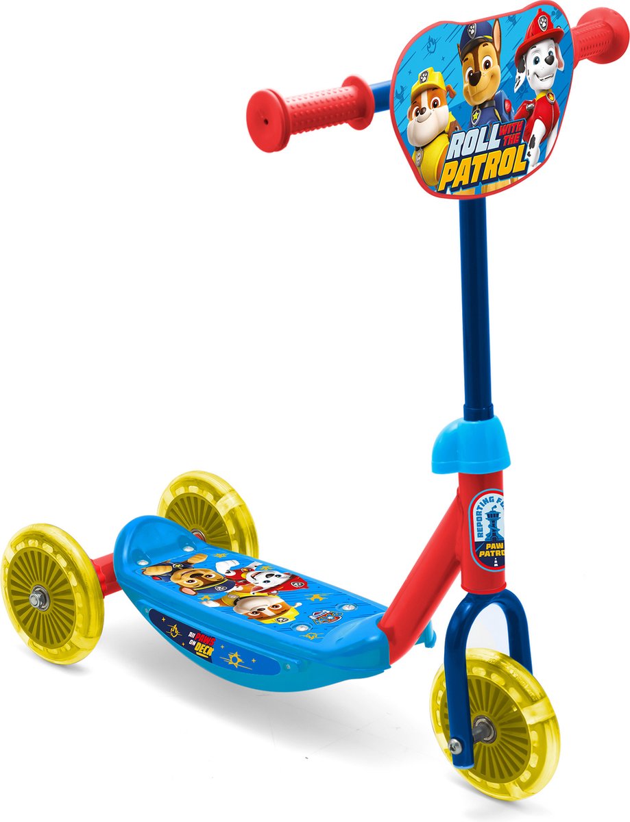 Nickelodeon Paw Patrol 3-wiel Kinderstep Jongens Blauw/rood/geel Step kopen online