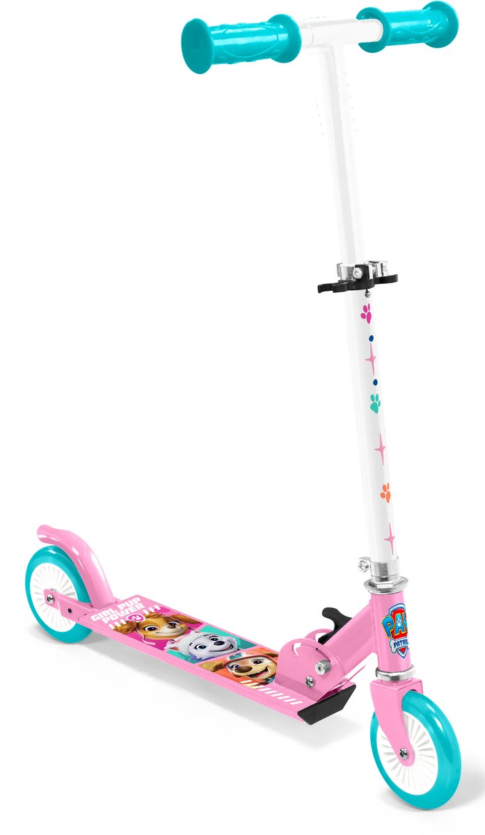 Nickelodeon Paw Patrol GIRL 2-wiel Kinderstep - Opvouwbaar - Voetrem - rosa Step kopen online