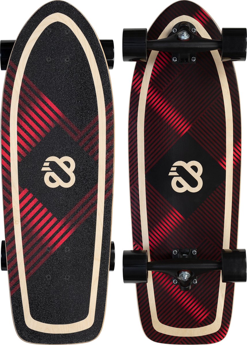 Nijdam Cruiser Longboard Kick Tail 32" - Wicker Weaver Longboard kopen online