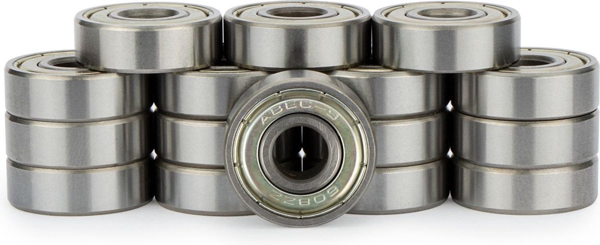Nijdam Kogellagers - ABEC 9 Chrome - 16st - Chroom Skateonderdeel kopen online