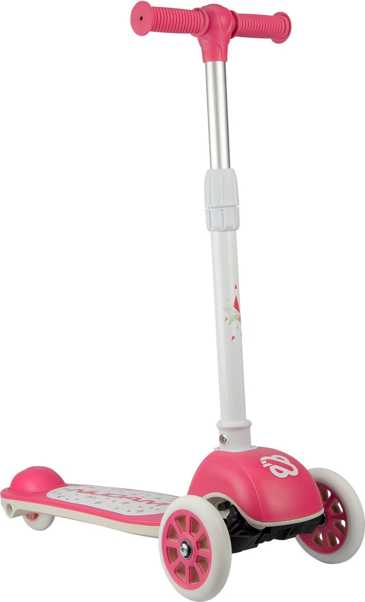Nijdam Tri-Scooter - Dream Rider - Roze/Wit Step kopen online