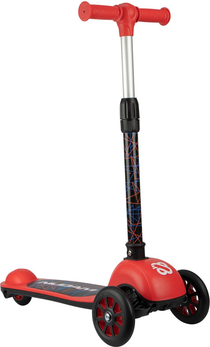 Nijdam Tri-scooter - Fire Rider - Rood/Zwart Step kopen online
