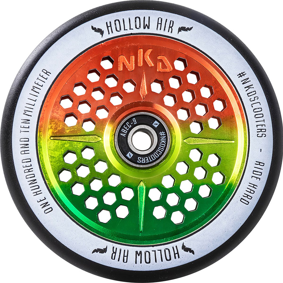 NKD Hollow Air 120mm ALU Black - Rasta Skateonderdeel kopen online