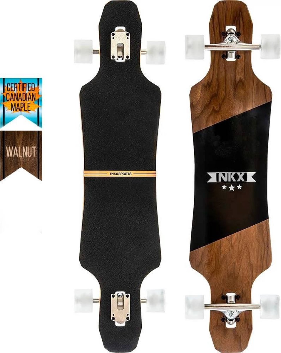 NKX Fearless longboard Walnut 39,5 Longboard kopen online