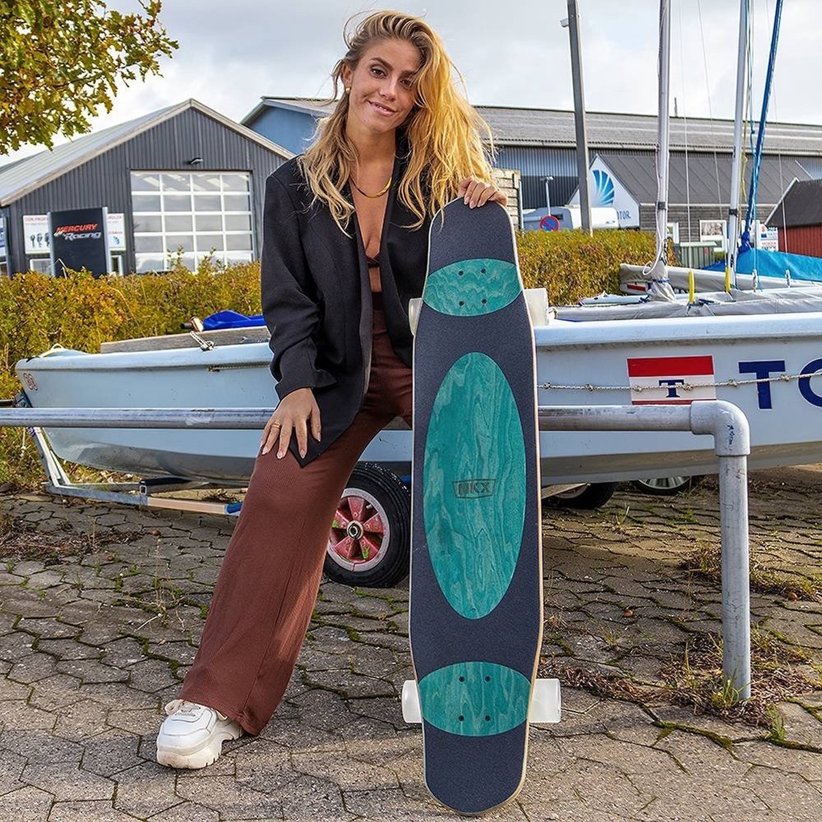 NKX Flagship Dancer longboard Green Longboard kopen online